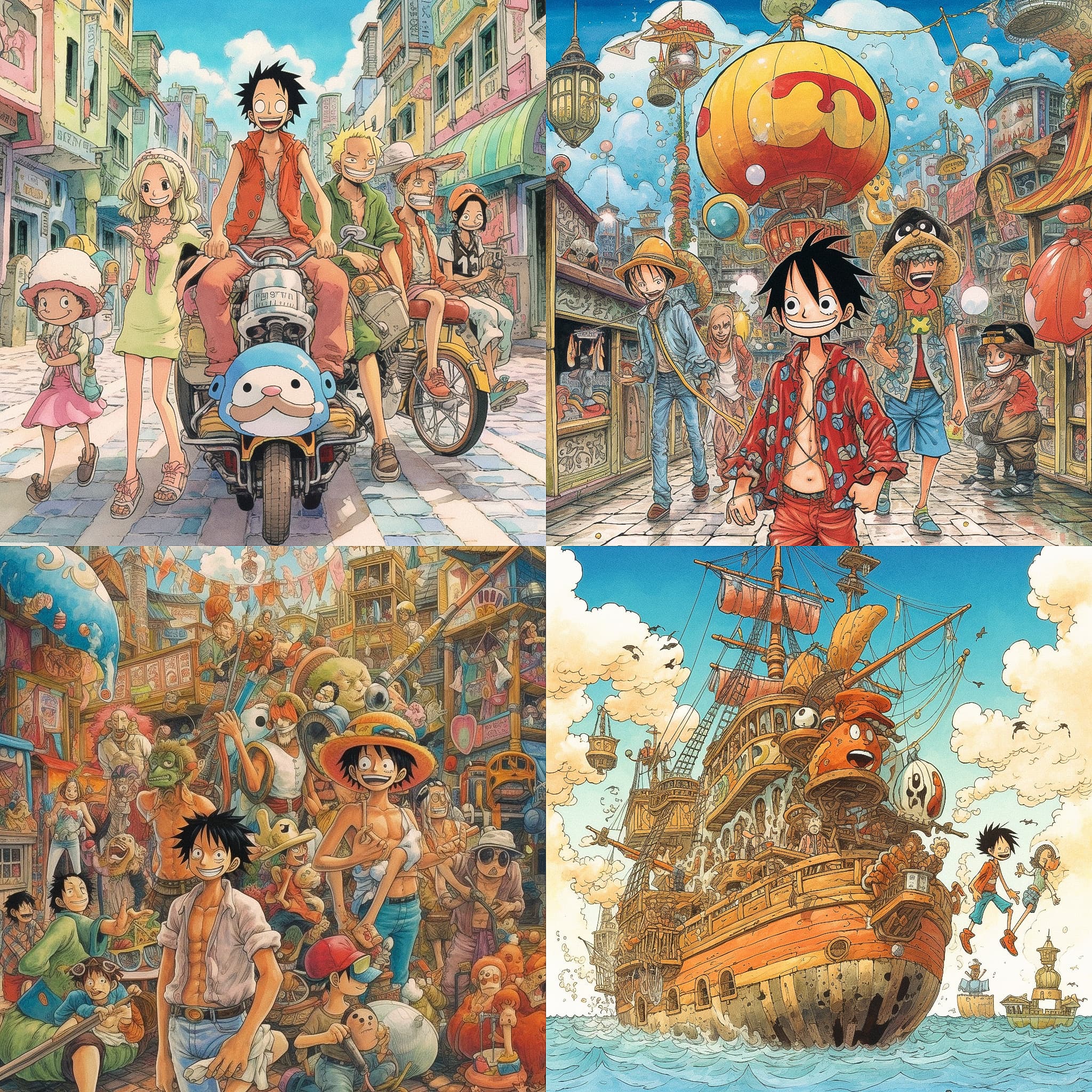 One Piece Color Walk Japanese