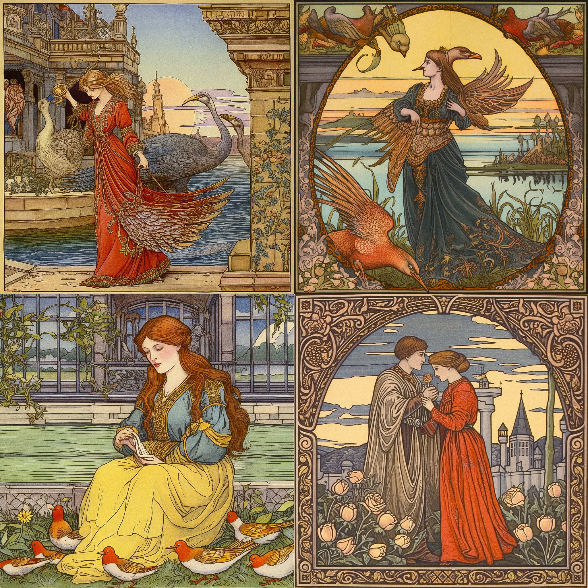 Walter Crane Midjourney style | Andrei Kovalev's Midlibrary 2.0