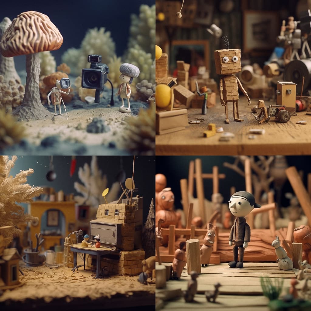 Stop motion Animation Midjourney Style Andrei Kovalev s Midlibrary 2 0