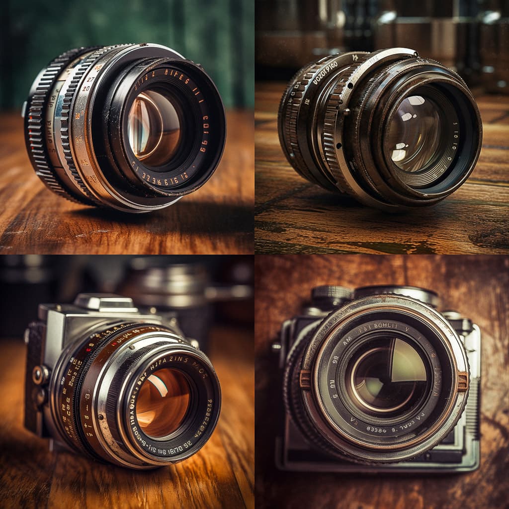 Vintage lens Midjourney style | Andrei Kovalev's Midlibrary 2.0
