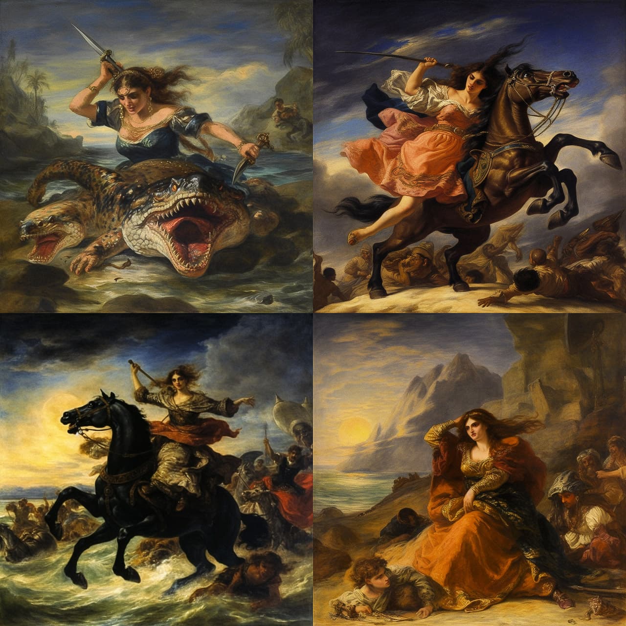 Eugene Delacroix Midjourney Style Andrei Kovalev s Midlibrary 2 0