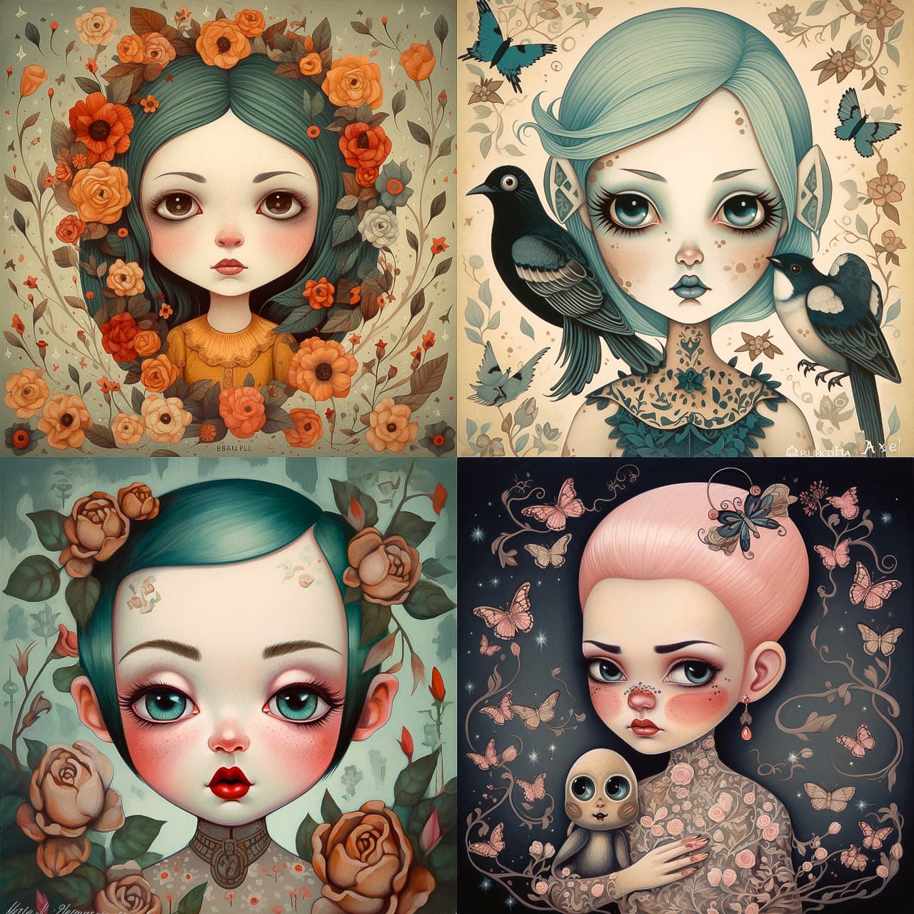 Mab Graves Midjourney style Andrei Kovalev's Midlibrary 2.0