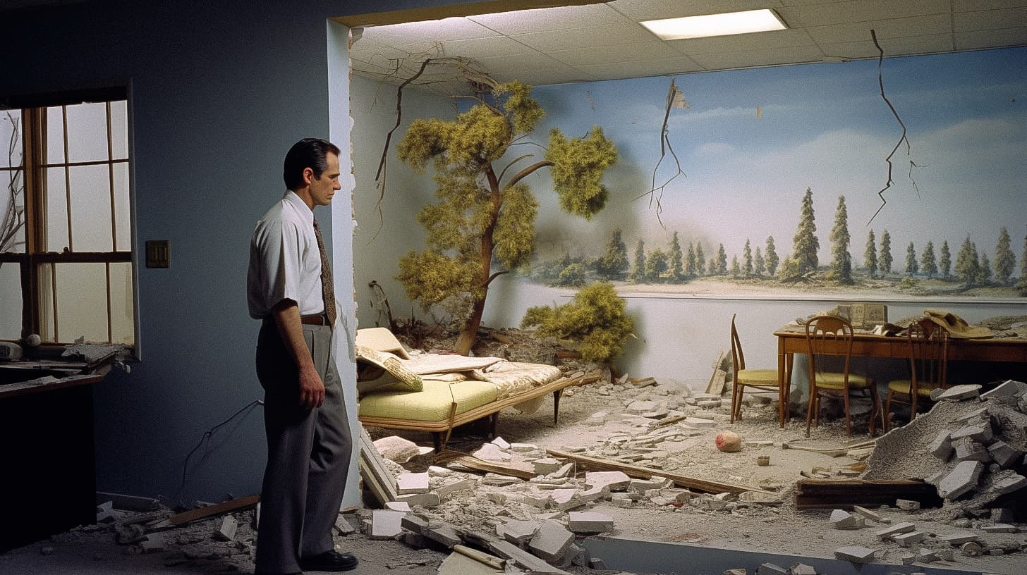 Jeff Wall Midjourney style Andrei Kovalev's Midlibrary