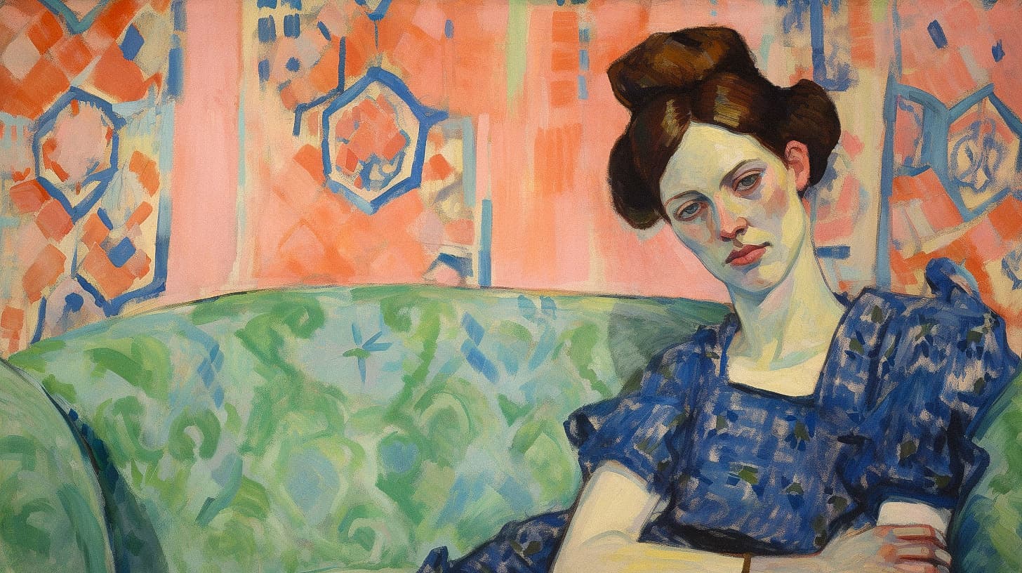 Vanessa Bell Midjourney style Andrei Kovalev's Midlibrary