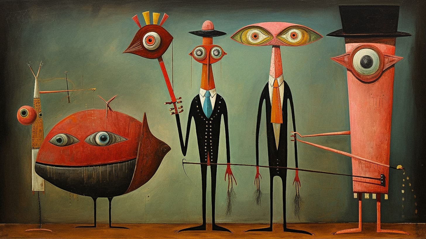 Victor Brauner Midjourney style | Andrei Kovalev's Midlibrary