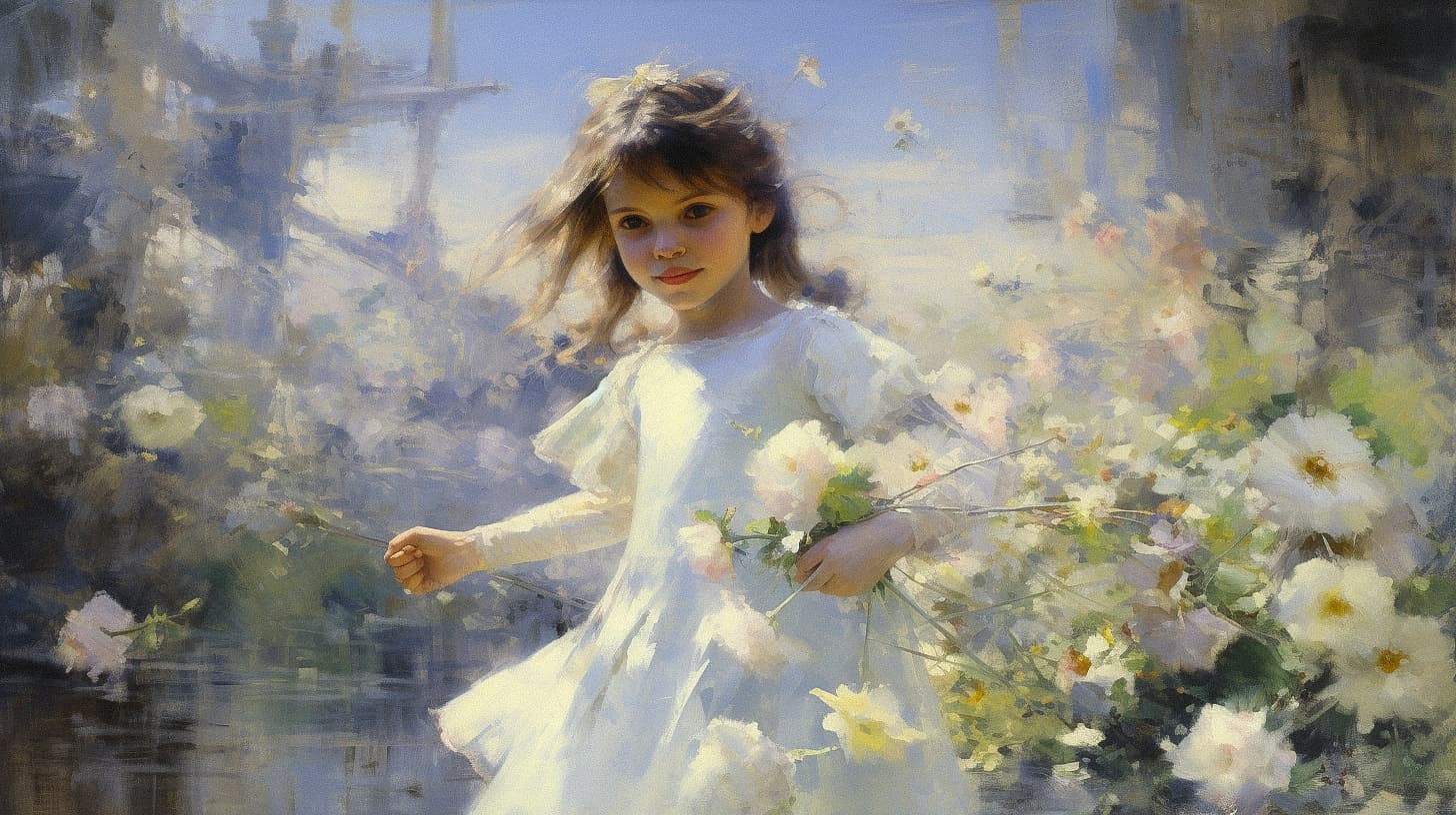 Frank Bramley Midjourney style Andrei Kovalev's Midlibrary