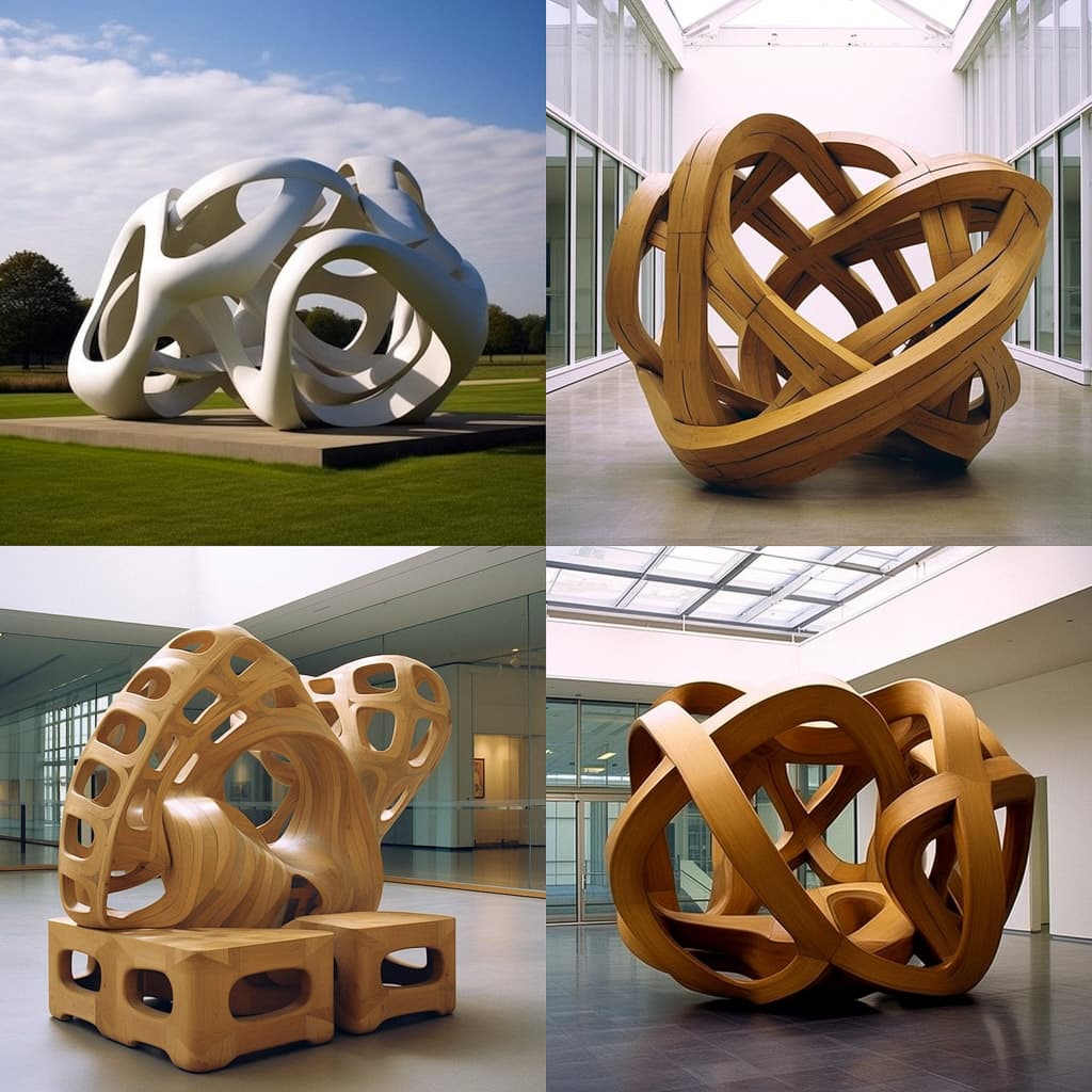 Richard Deacon Midjourney style Andrei Kovalev's Midlibrary 2.0