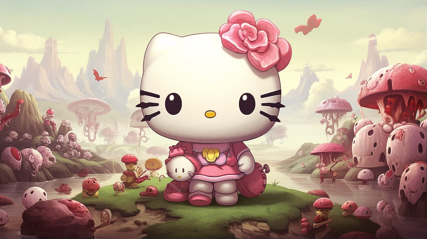Hello Kitty Midjourney Style Andrei Kovalev s Midlibrary hello-kitty-midjourney-style-andrei-kovalev-s-midlibrary