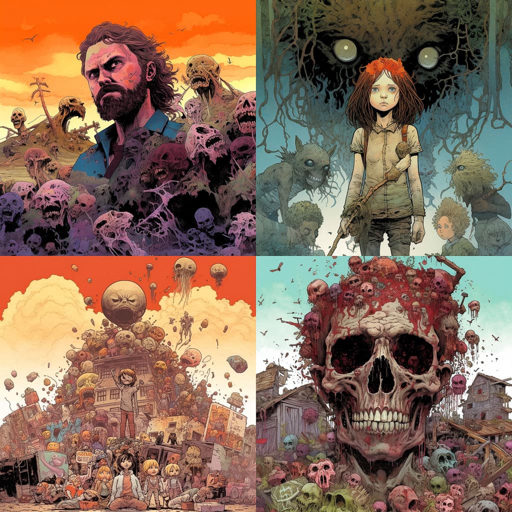 Earl Norem Midjourney style | Andrei Kovalev's Midlibrary 2.0