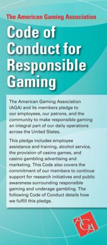 Aga Releases Updated Code Of Conduct For Responsible Gaming – ICRG