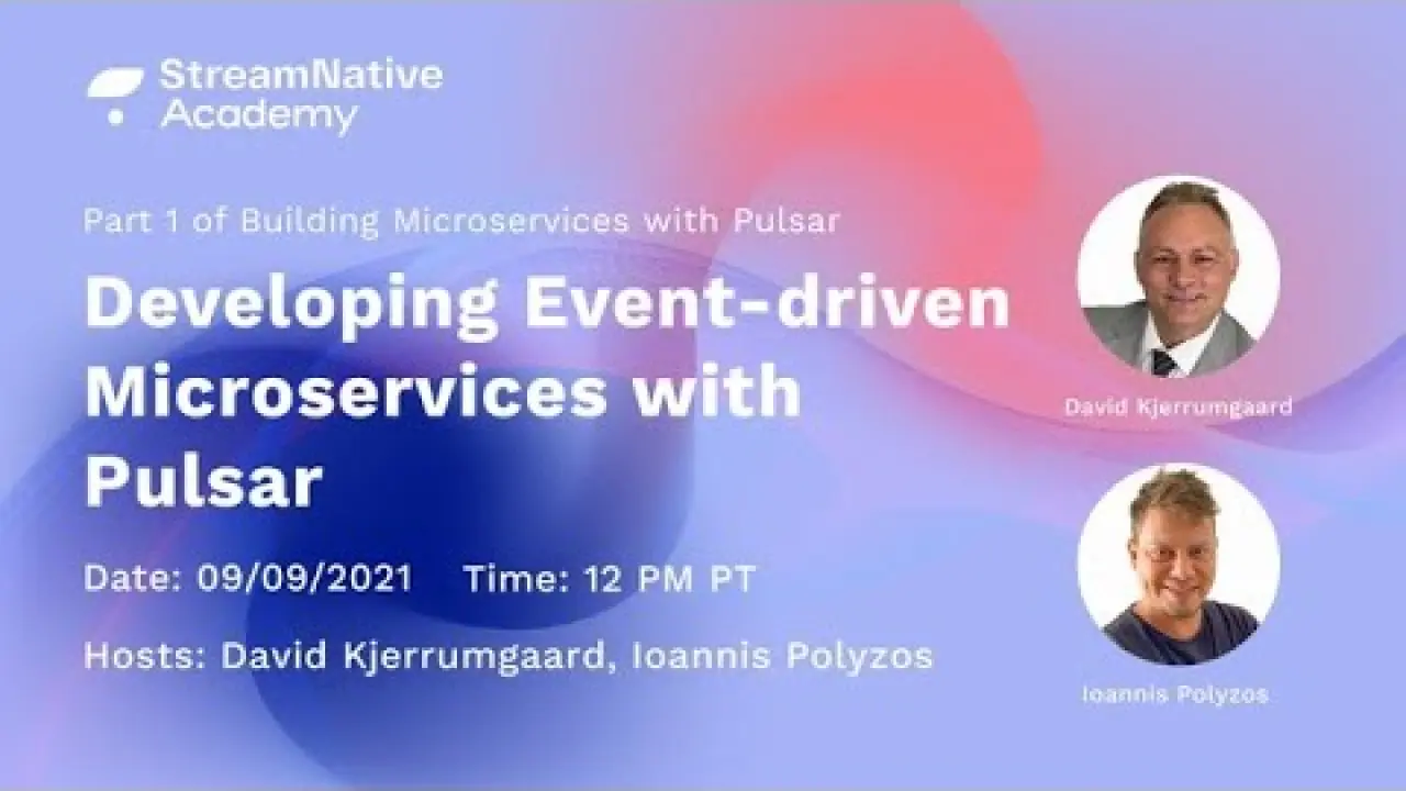 thumbnail of a webinar with picture of David Kjerrumgaard and Ioannis Polyzos