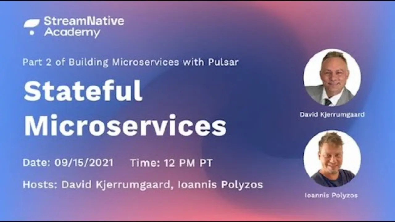 thumbnail of a webinar with picture of David Kjerrumgaard and Ioannis Polyzos