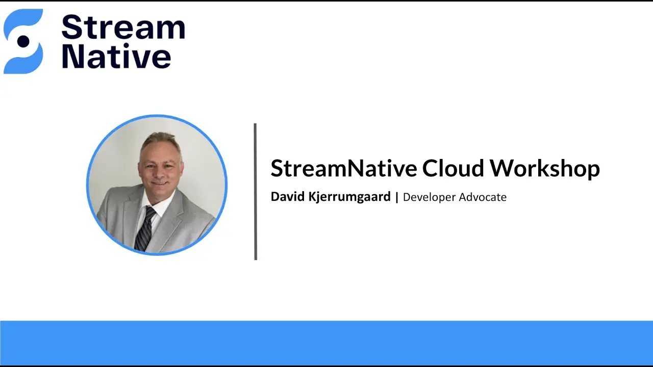 thumbnail avec photo de David Kjerrumgaard et logo streamnative