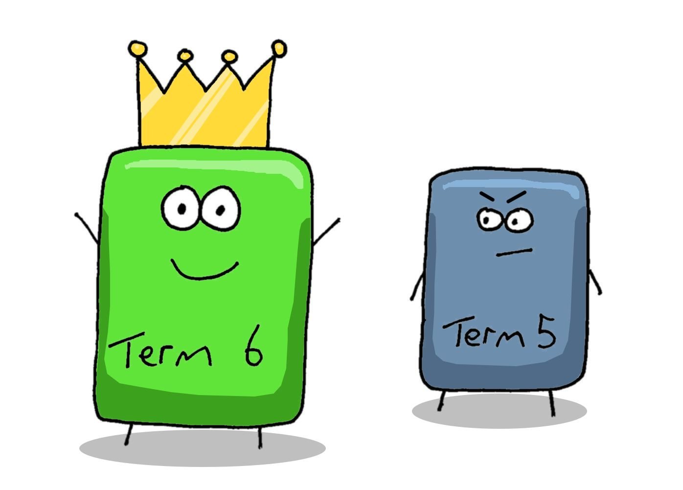 drawing with two square men