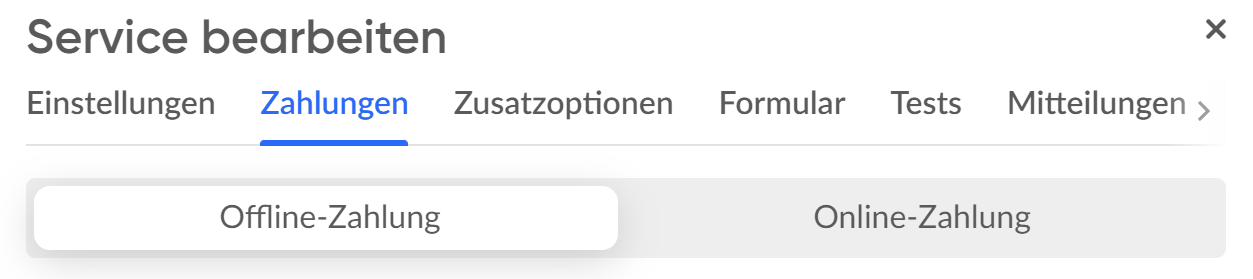 Zahlung anlegen in anny