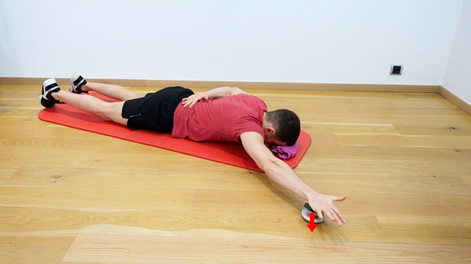 Vidéo d'exercice Renforcement isométrique épaule long bras de levier