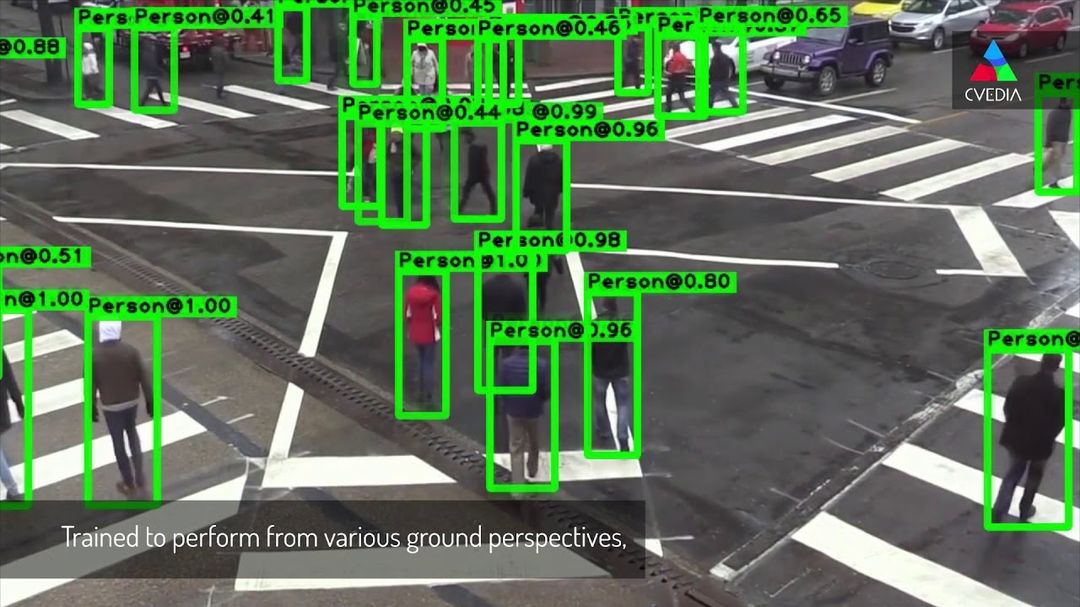 People Detection | CVEDIA | AI Video Analytics for any hardware