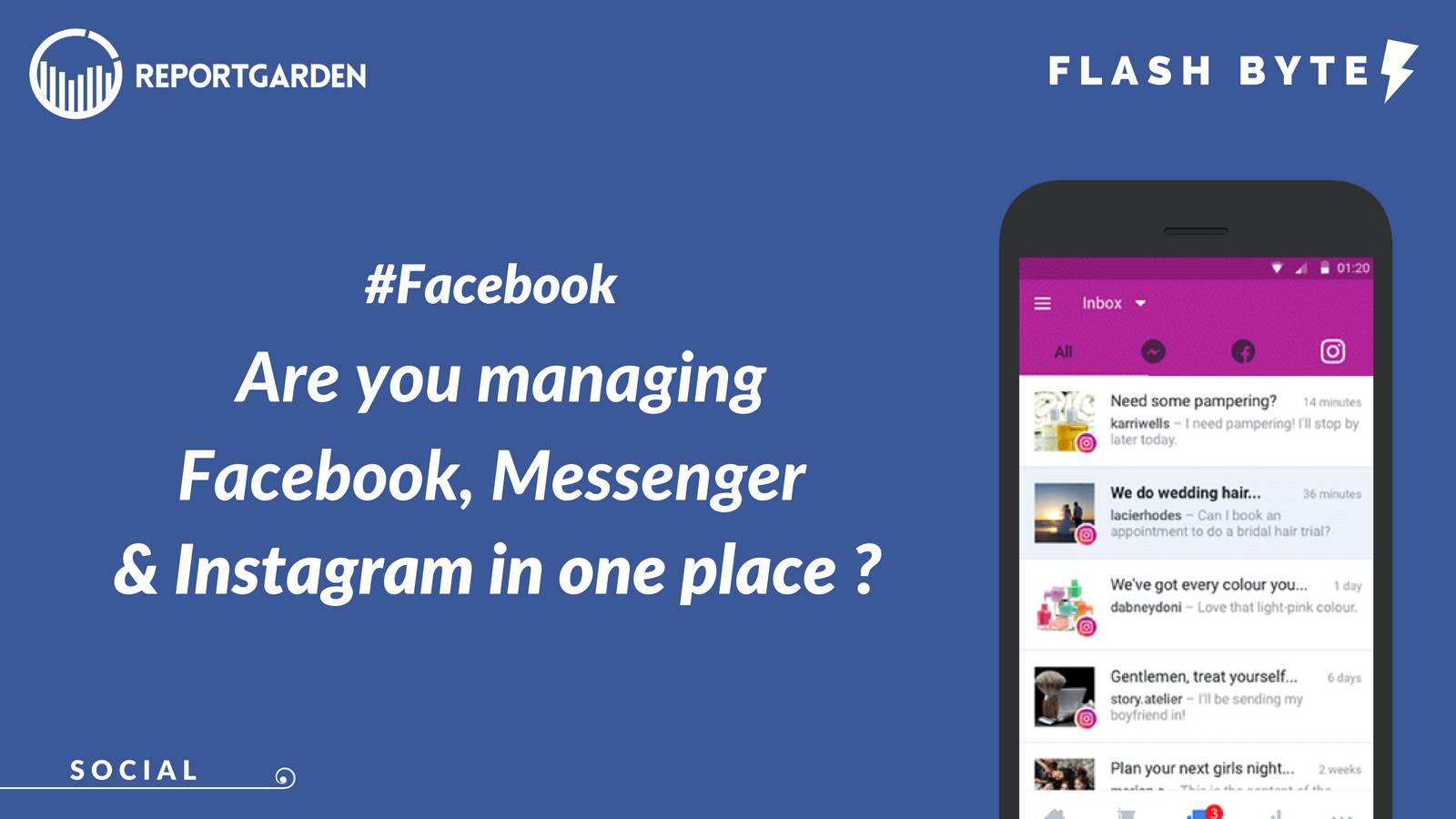 Facebook Pages App Now manage social media interactions! Report