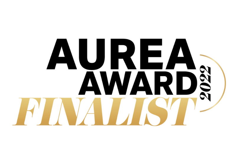We're Nominated for an Aurea!
