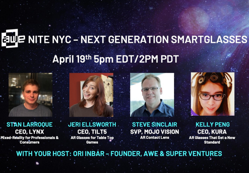 EVENT: AWE Nite NYC: Next Generation of Smartglasses