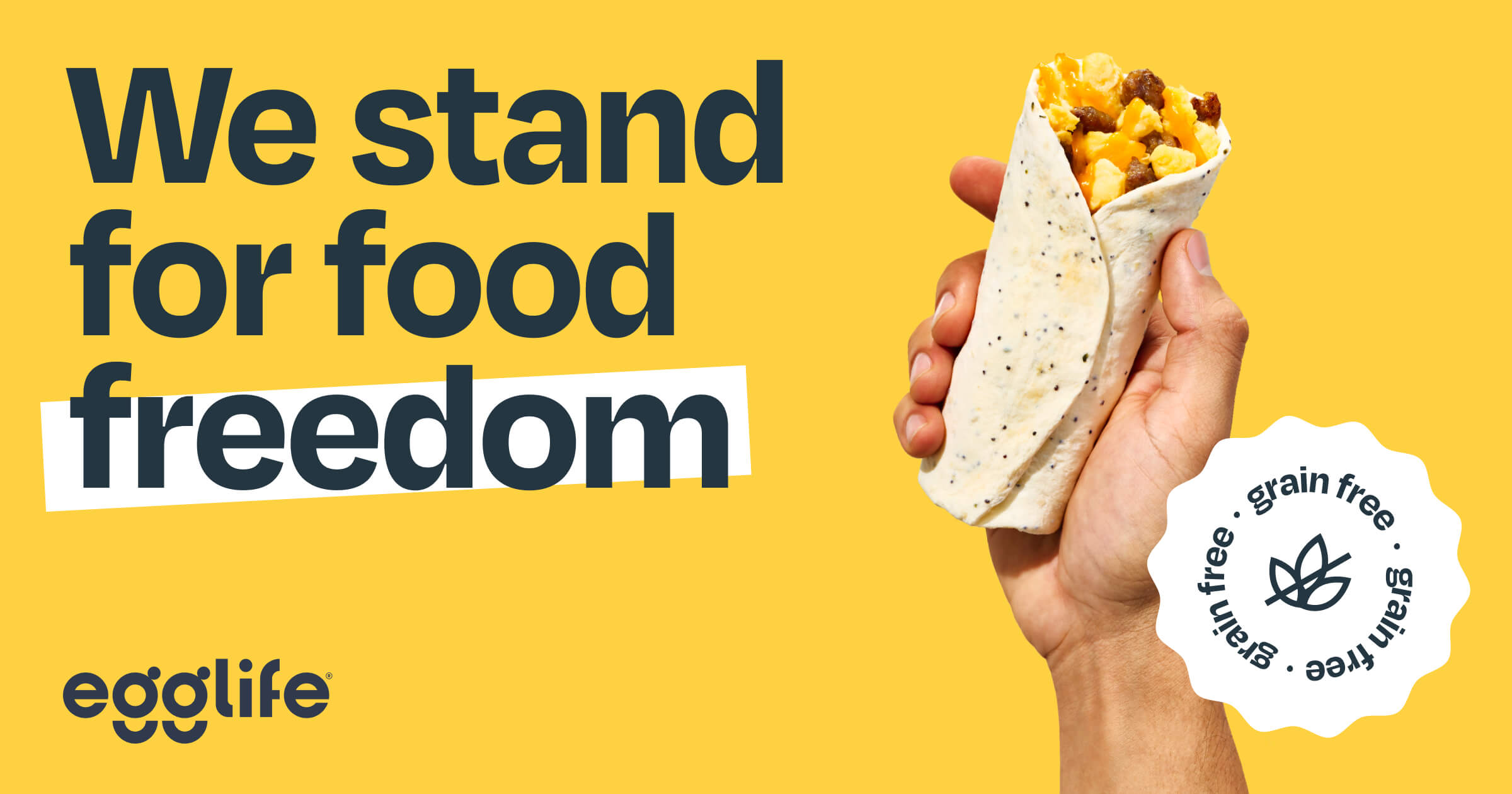 Egglife Wraps made with egg whites, not flour