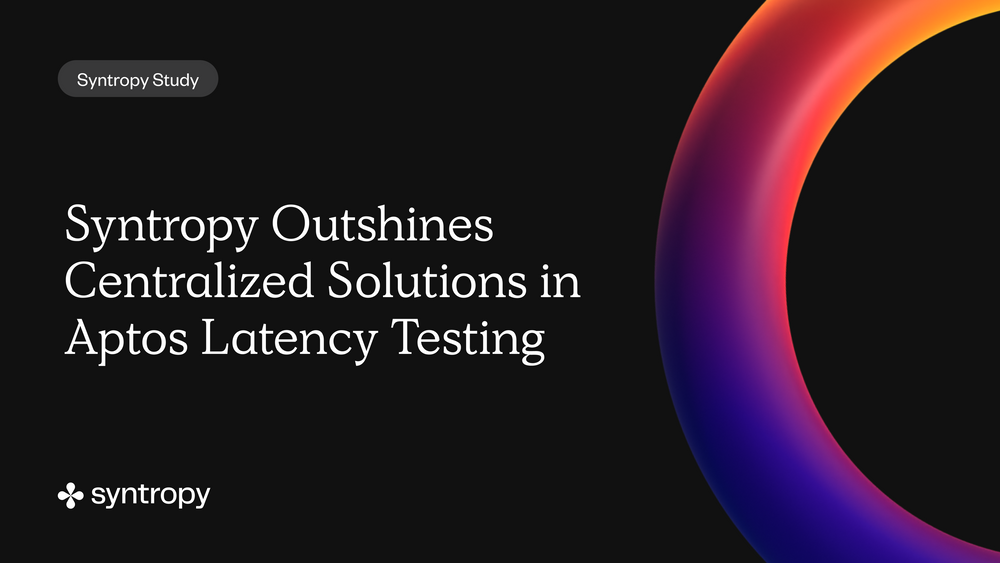 Syntropy Outshines Centralized Solutions in Aptos Latency Testing