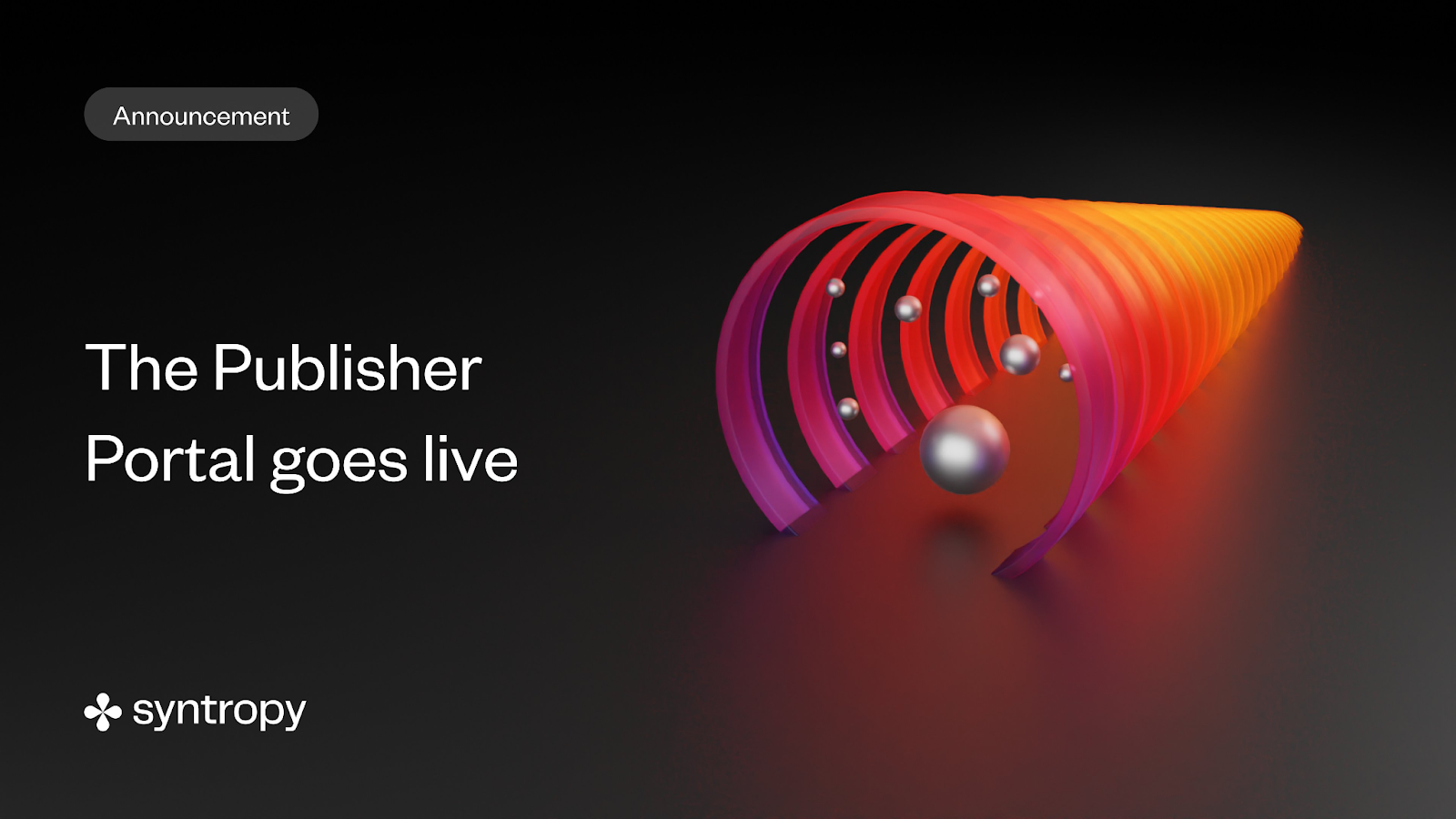 The Publisher Portal goes live