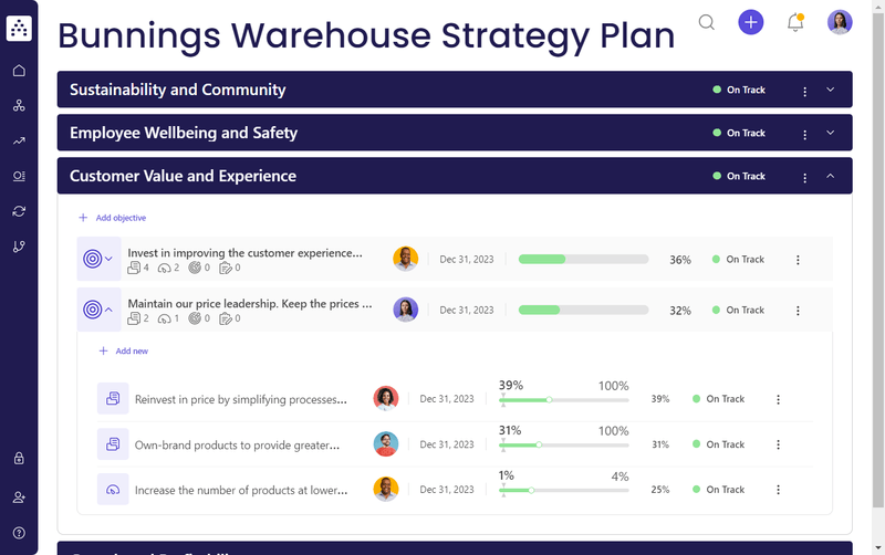 Bunnings Warehouse Strategy Template