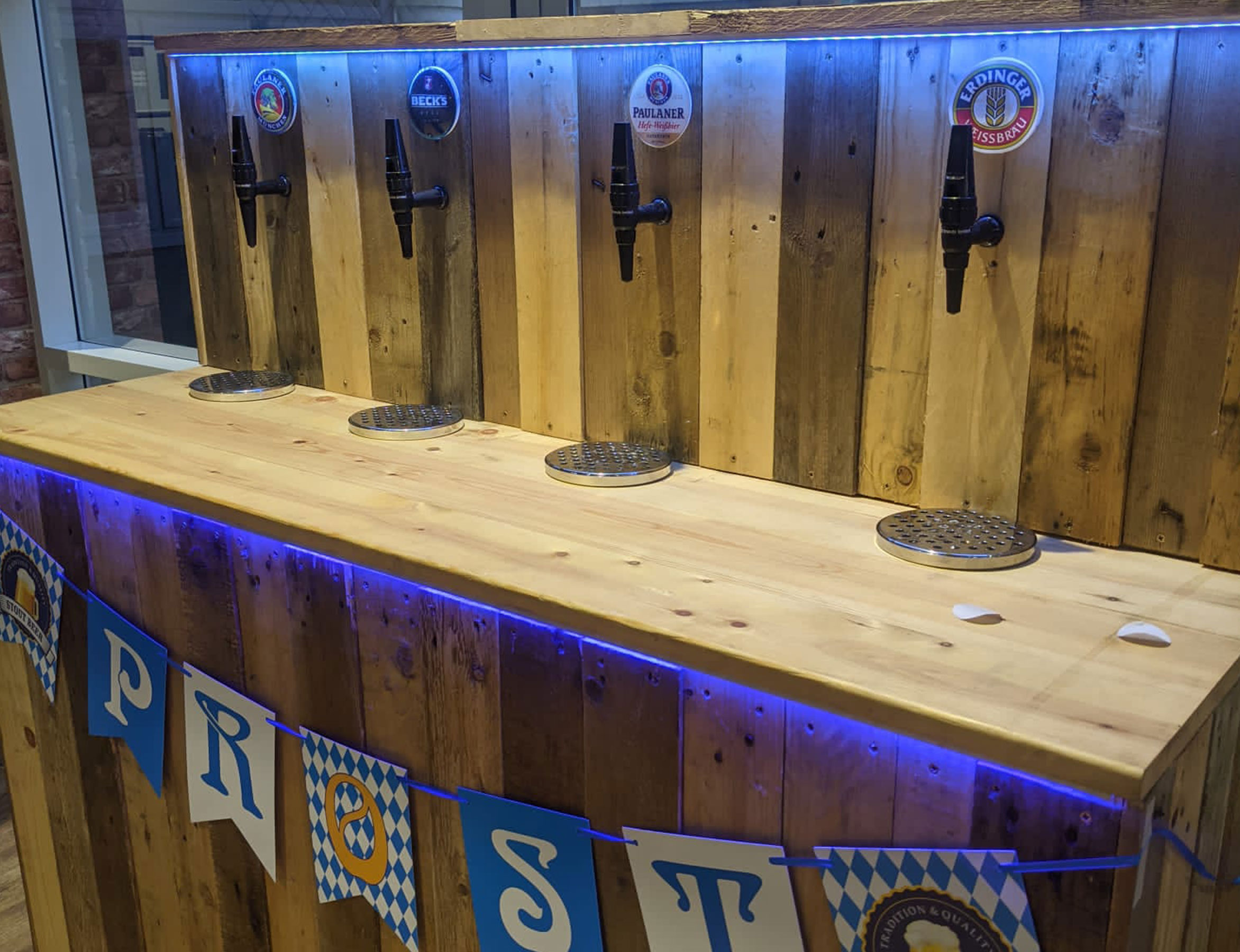 Self Service Tap Wall Bars Rent A Keg