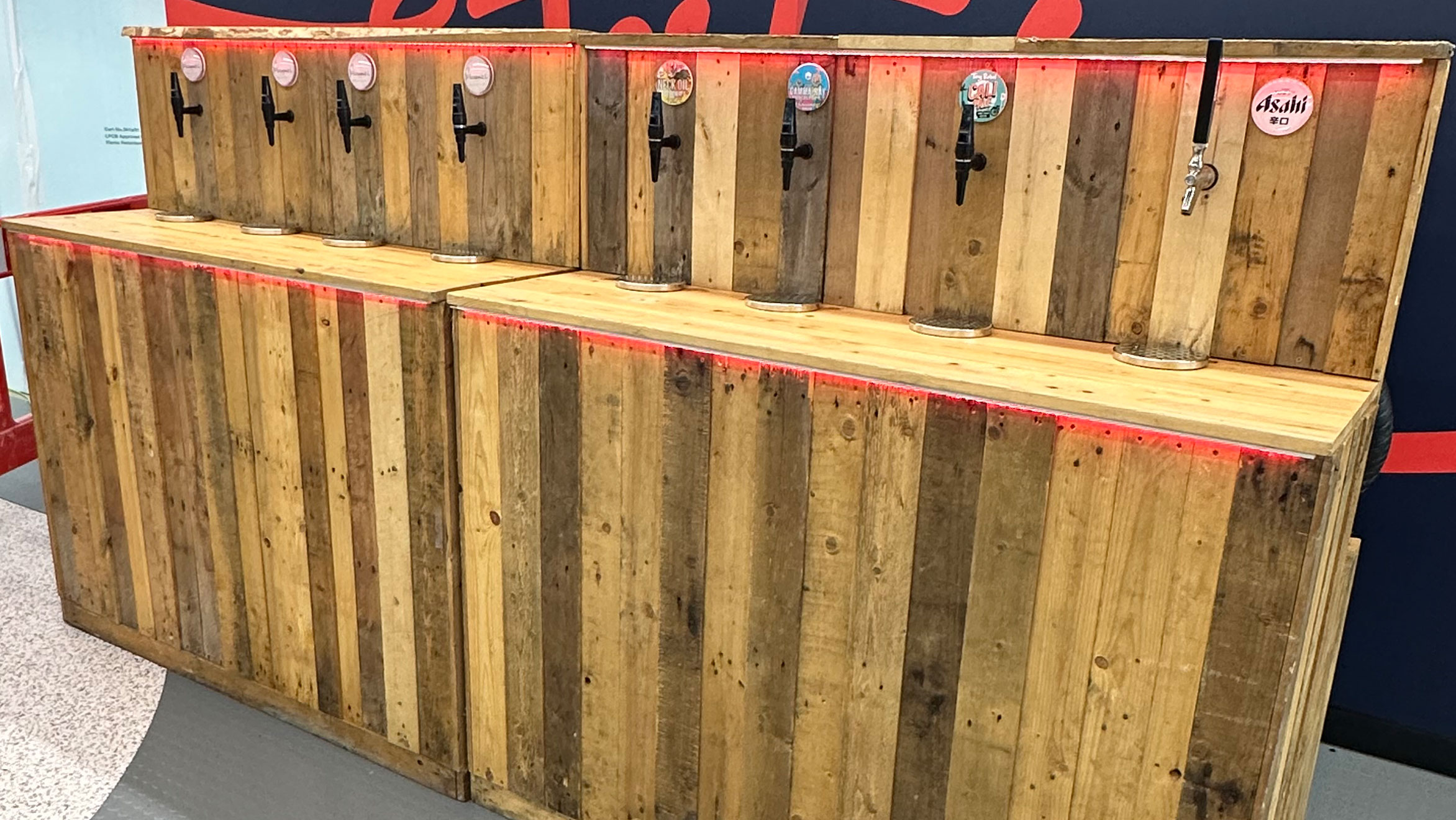 SelfServe Tap Wall for Corporate Party Rent A Keg