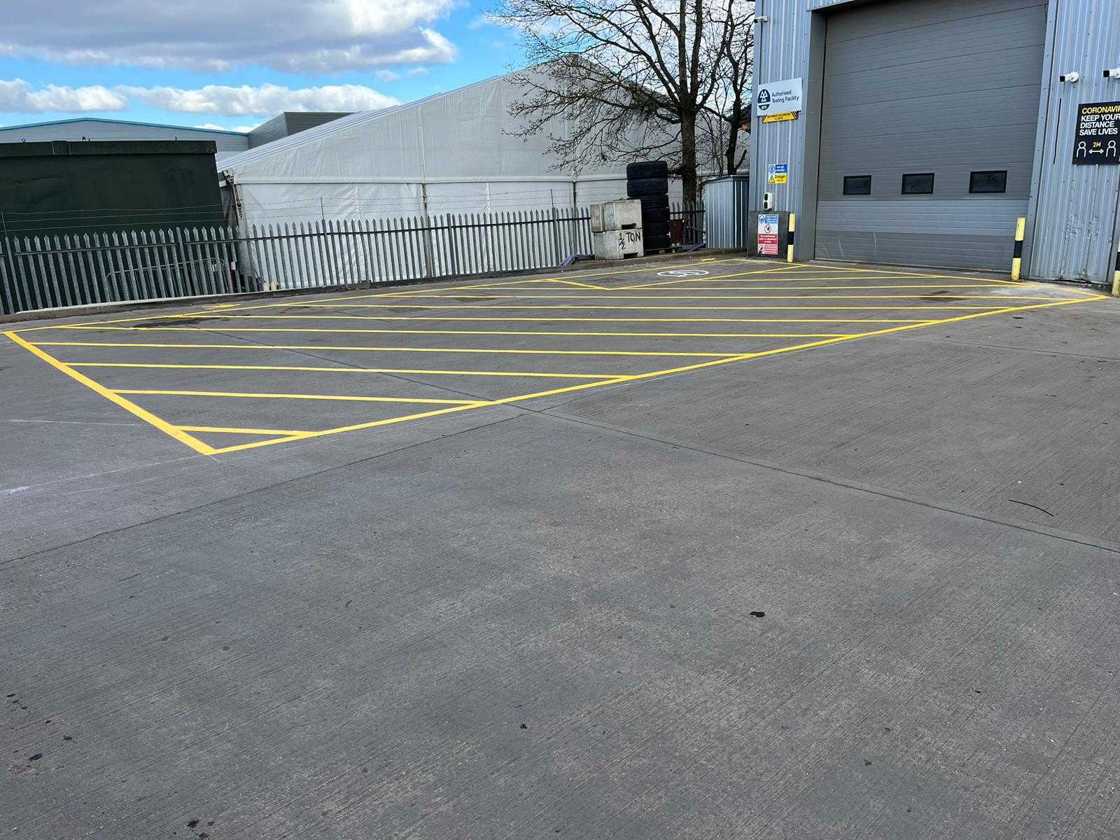 Warehouse & Safety line painting Total Line Marketing