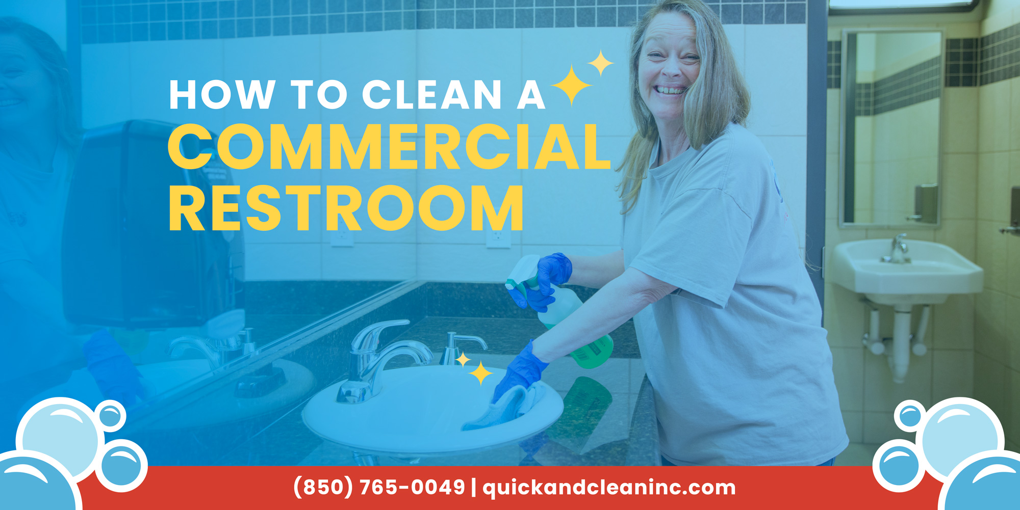 How To Clean A Commercial Restroom Quick & Clean, Inc.