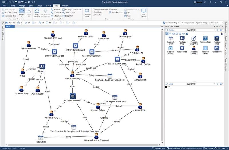 OSINT tool for for i2 Analyst's Notebook SL Professional