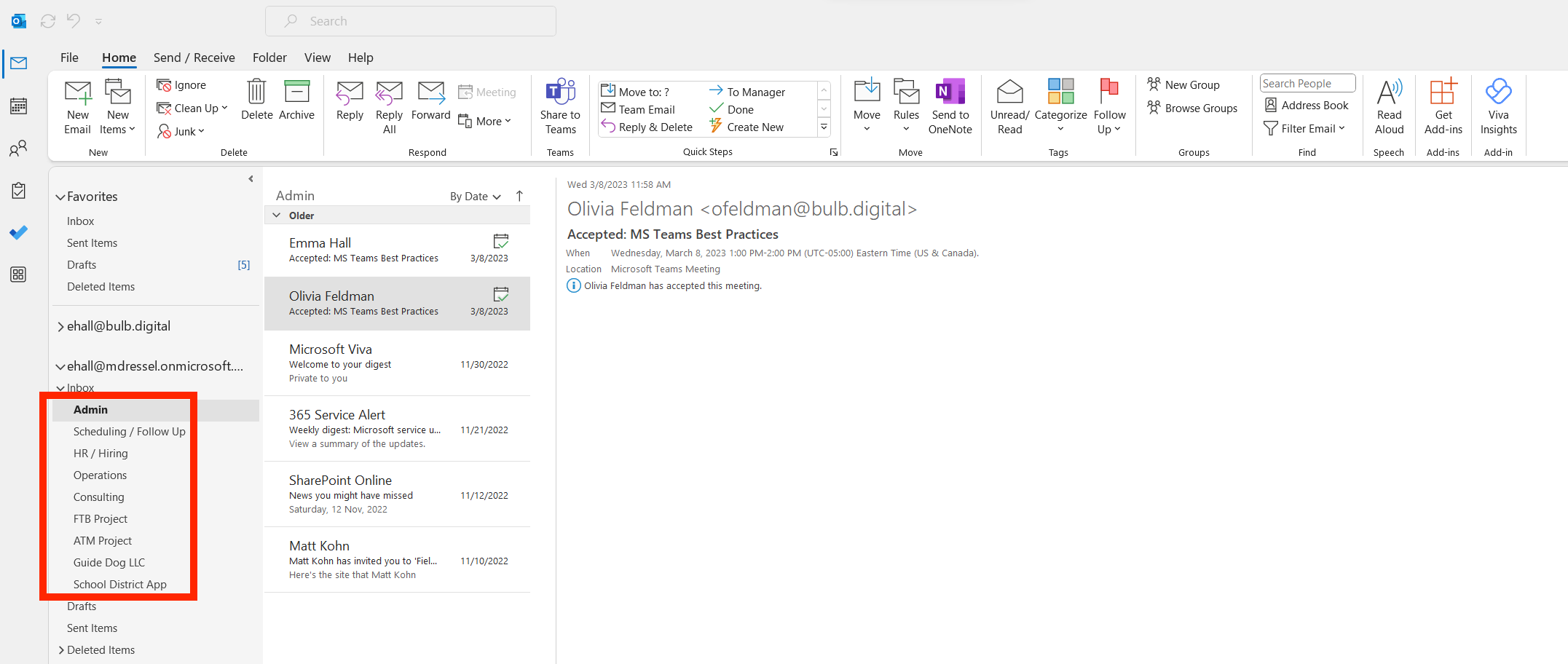 How to Make the Most of Microsoft Outlook Our 3 Top Tips Bulb Digital
