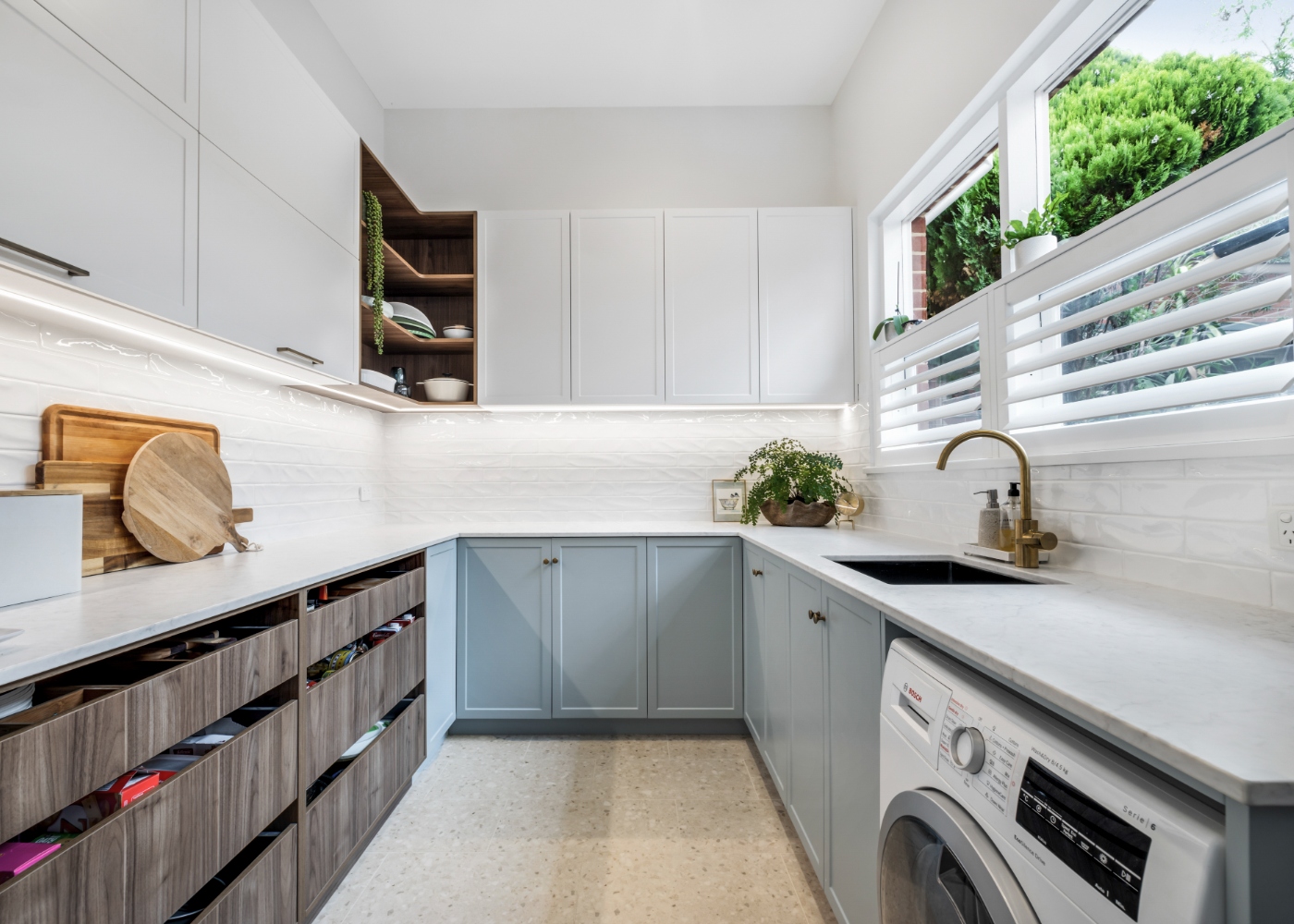 Laundry Renovations in Adelaide | Uzit Kitchens & Robes