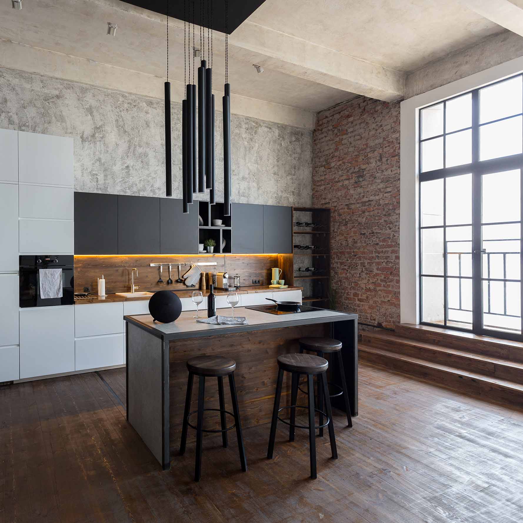 Industrial Style Kitchens in Adelaide | Uzit Kitchens & Robes