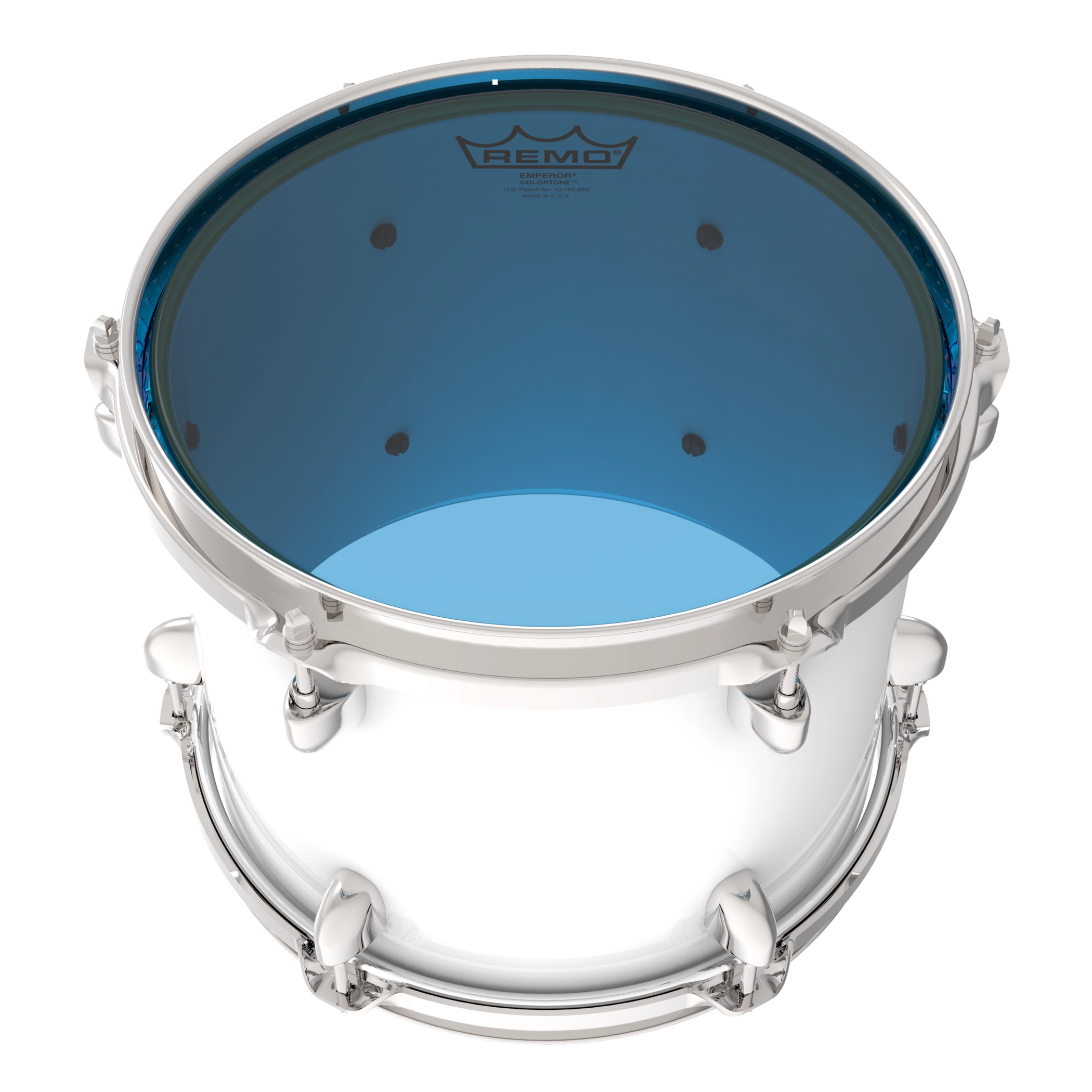 Remo Emperor Colortone Blu 14" - Pella Per Rullante Con Finitura Colorata, Qualità Professionale - Foto 3