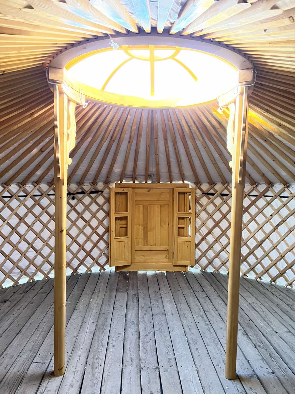 5Wall Wood Yurt Groovy Yurts