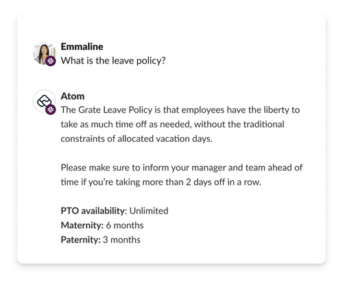 Atomicwork | Automate IT workflows and HR support
