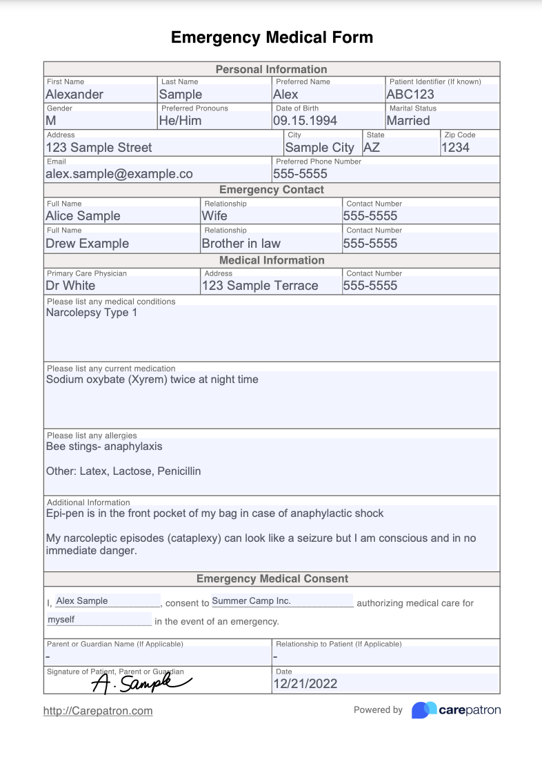 Template Medical Certificate