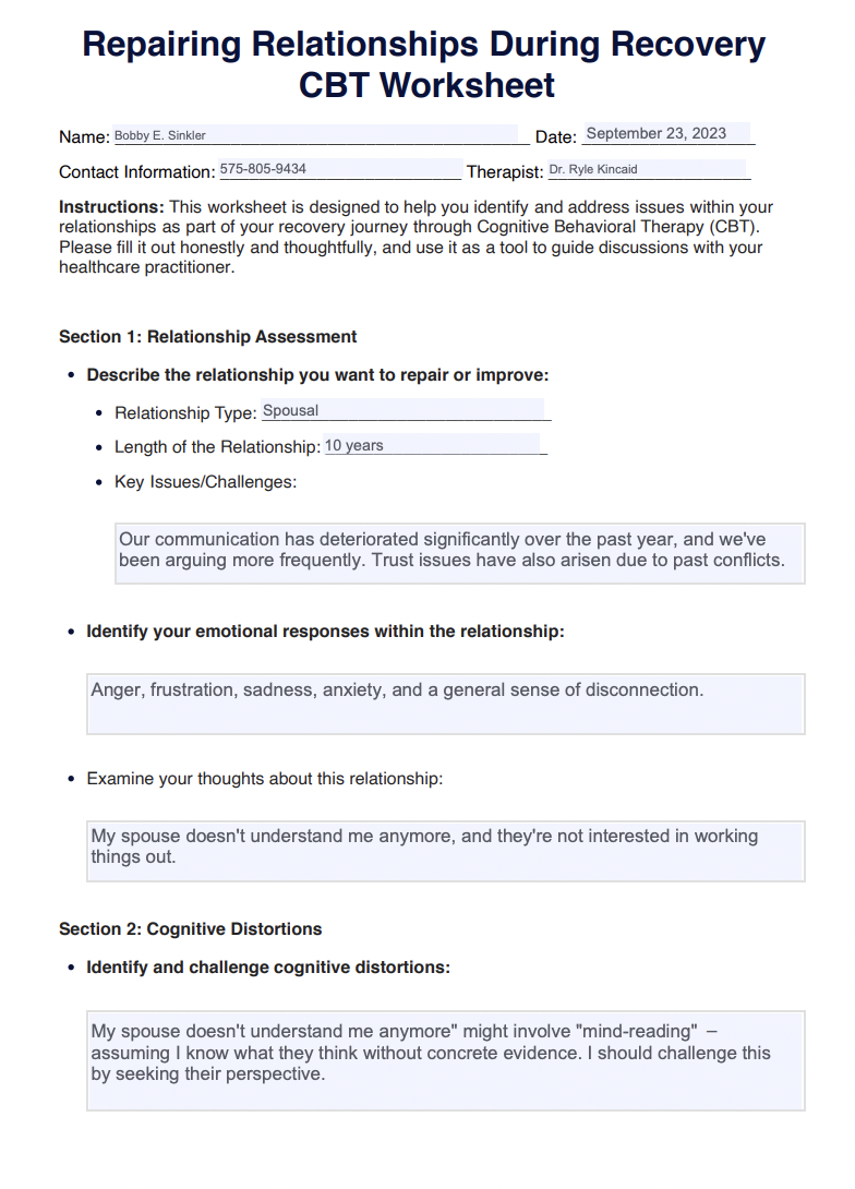 Repairing Relationships During Recovery CBT Worksheet & Example | Free PDF Download repairing-relationships-during-recovery-cbt-worksheet-example-free-pdf-download